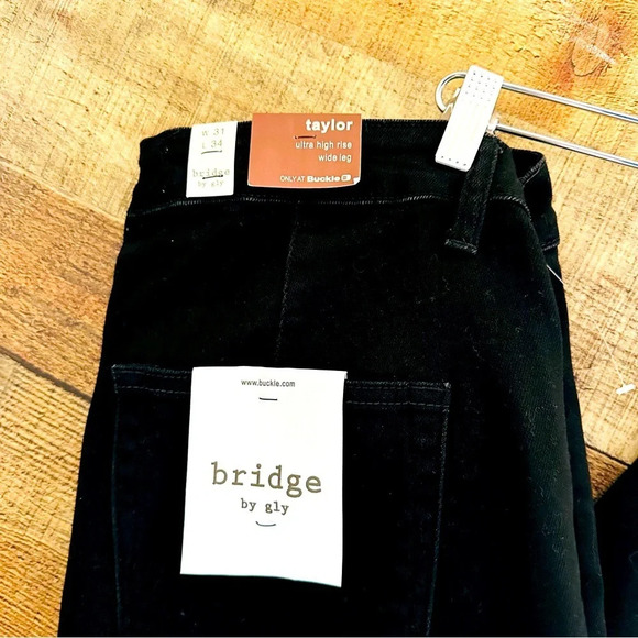 NWT Bridge by Gly Taylor Ultra High Rise Wide Leg Jeans - Picture 3 of 7